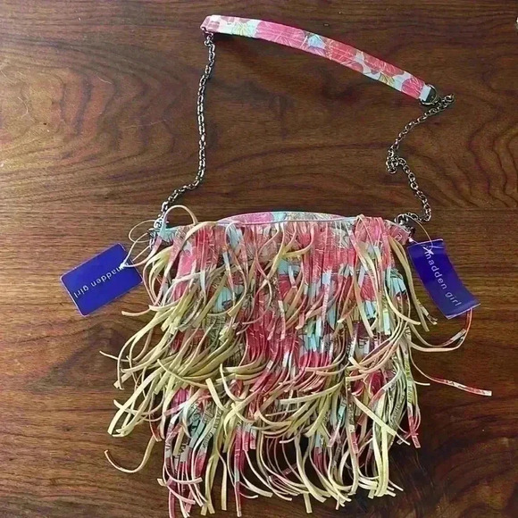 Madden girl  Mint Flora Handbag. - Picture 1 of 7